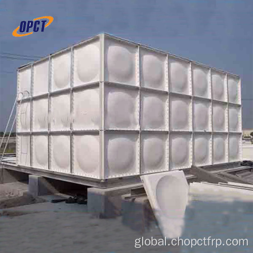 Fiberglass Rain Water Tank Low price 3000 liter combined type frp rain water tank Supplier